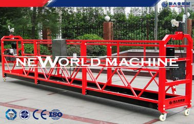 Red Yellow  Blue Rope Suspended Platform Cradle for Exterior maintenance cleans