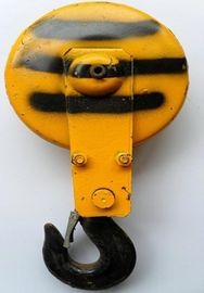 Heavy Forged Industrial Lifting Crane Hook Assembly , 20 Ton